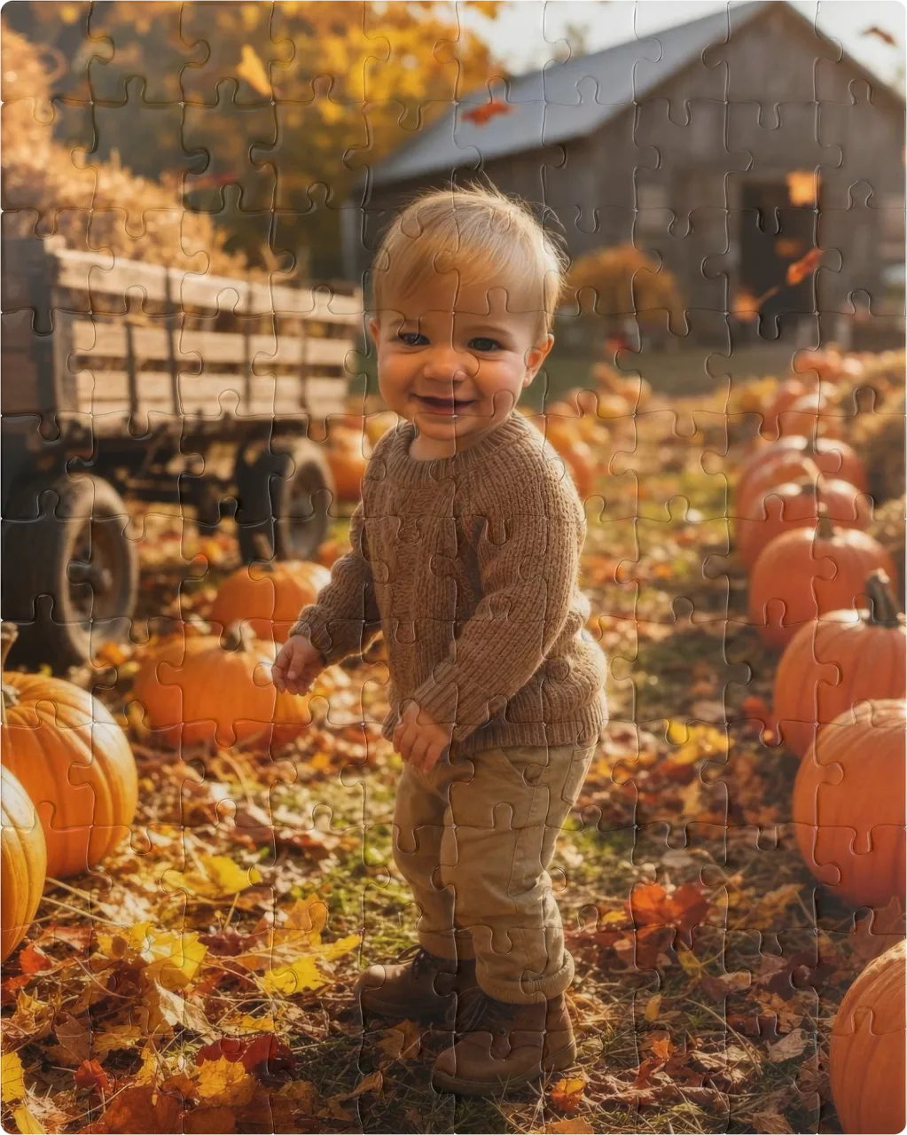 Autumn Harvest as a 110 pieces puzzle