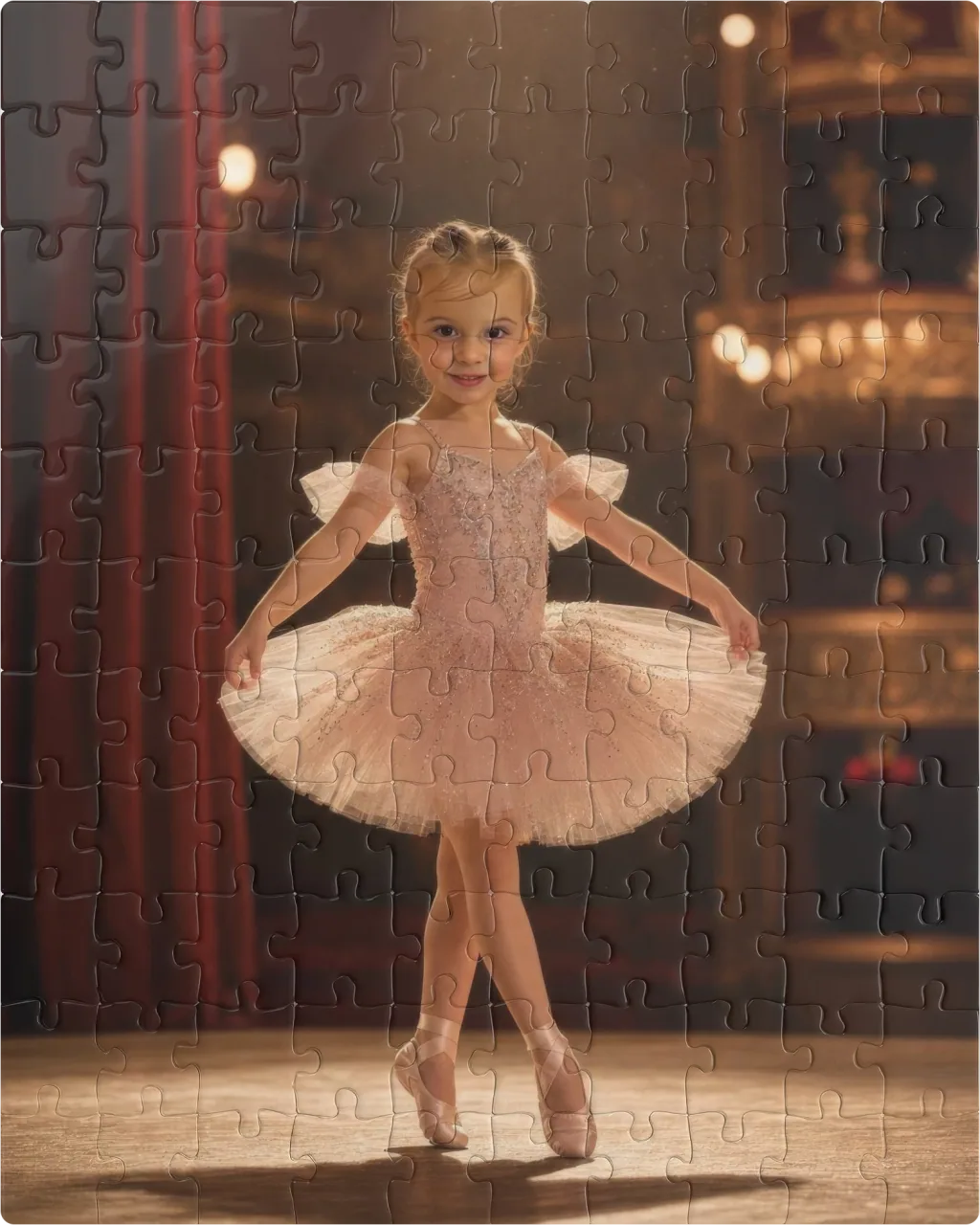 Prima Ballerina as a 110 pieces puzzle