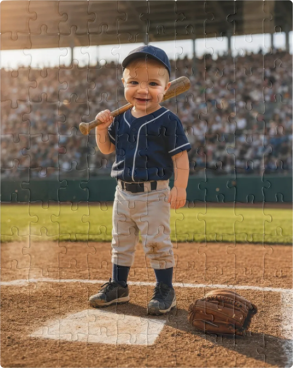 Baseball Star as a 110 pieces puzzle