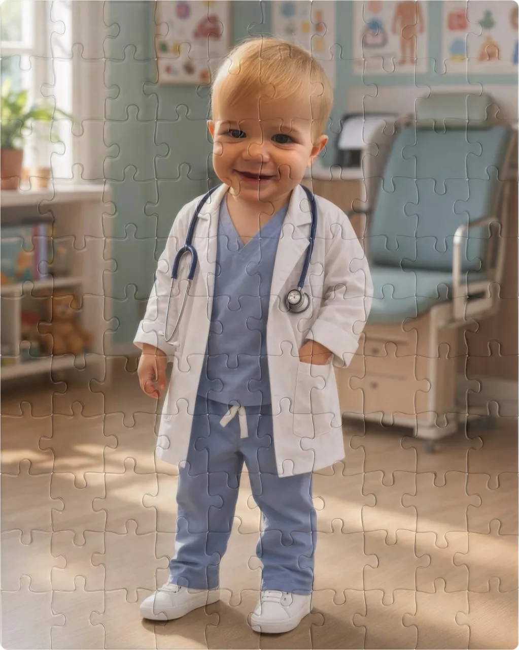 Little Doctor as a 110 pieces puzzle