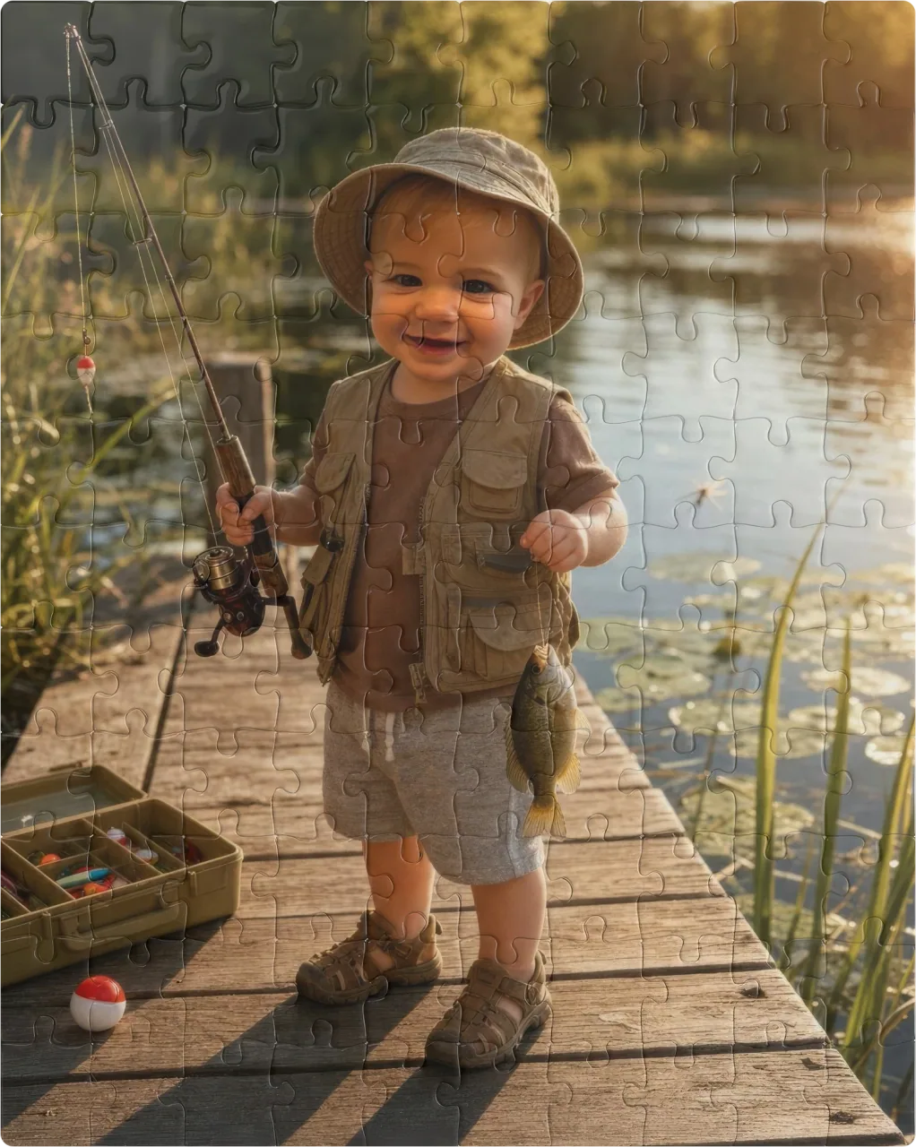 Big Catch as a 110 pieces puzzle