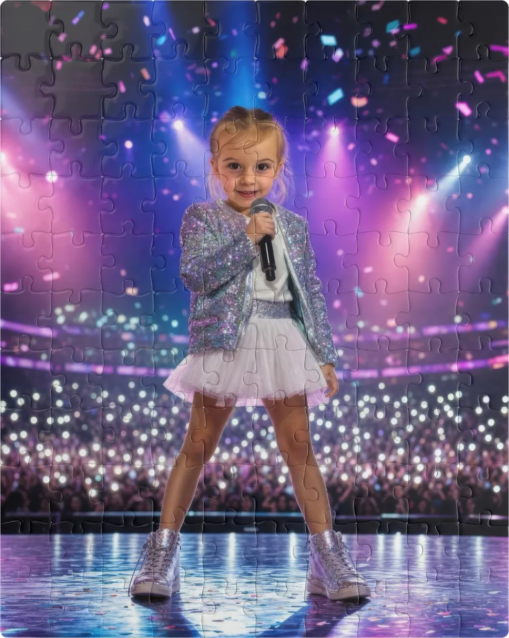 Pop Star as a 110 pieces puzzle