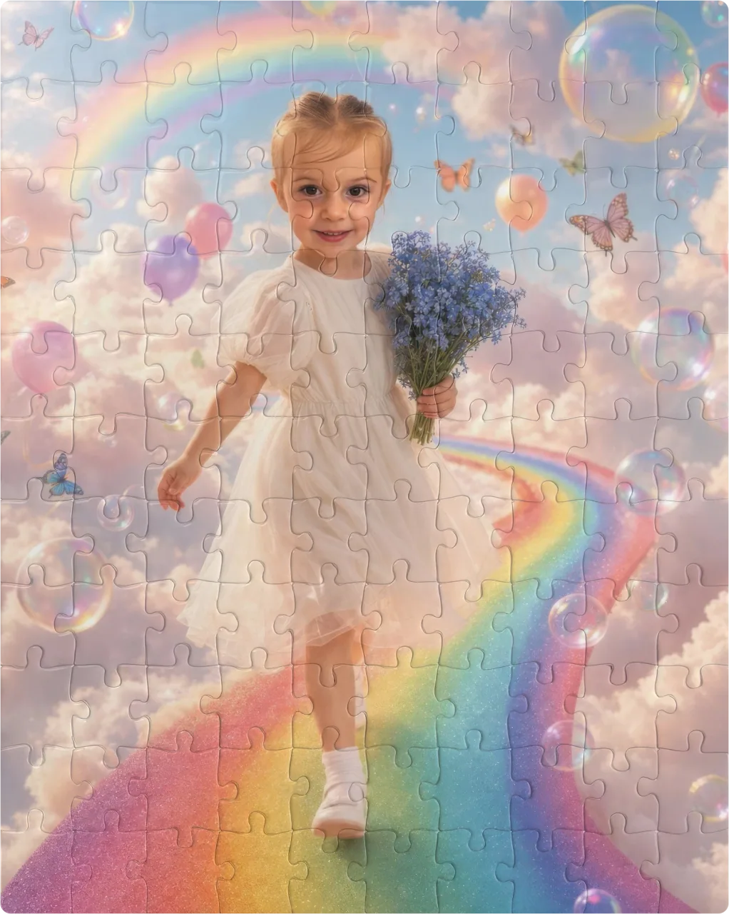Rainbow Dreamland as a 110 pieces puzzle