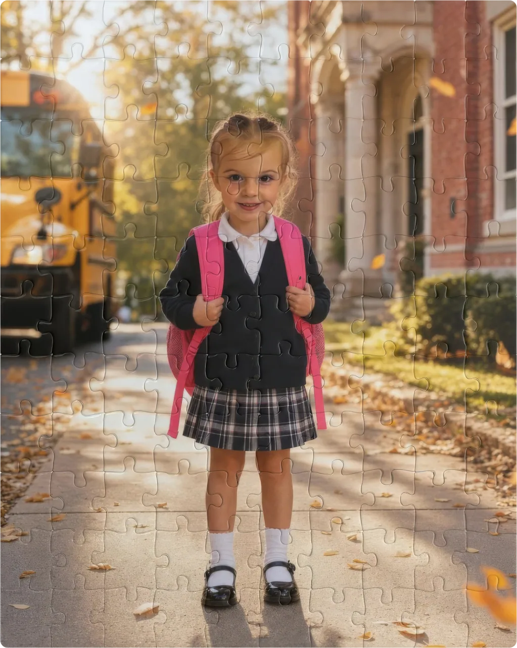 Back to School as a 110 pieces puzzle