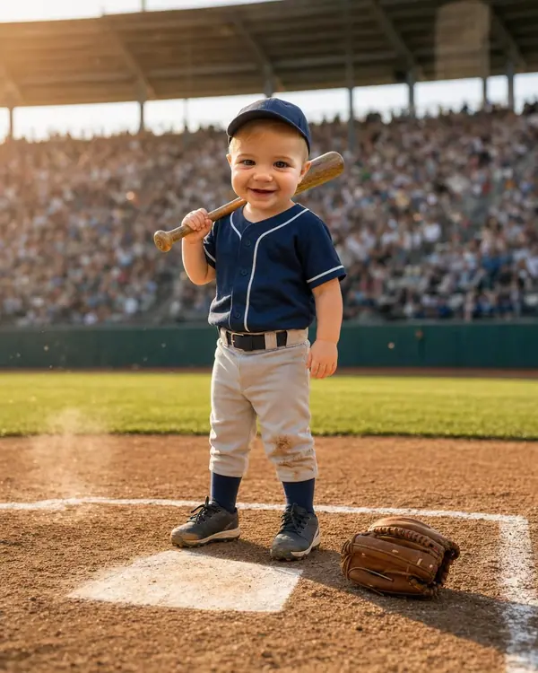 Baseball Star personalized puzzle theme