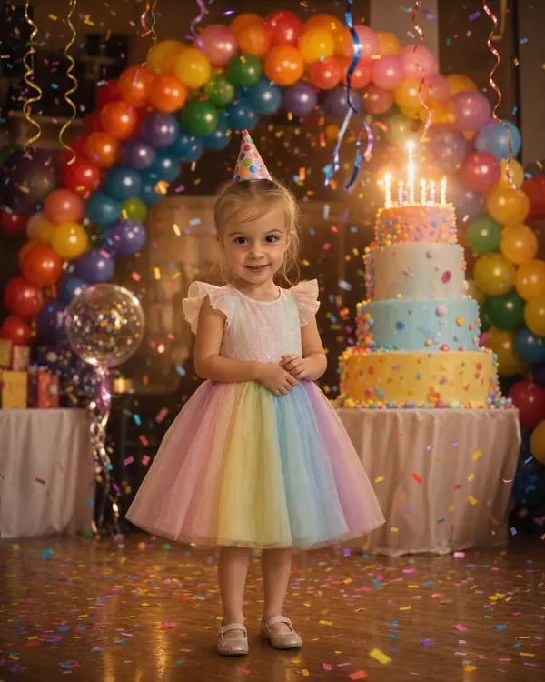 Birthday Bash personalized puzzle theme