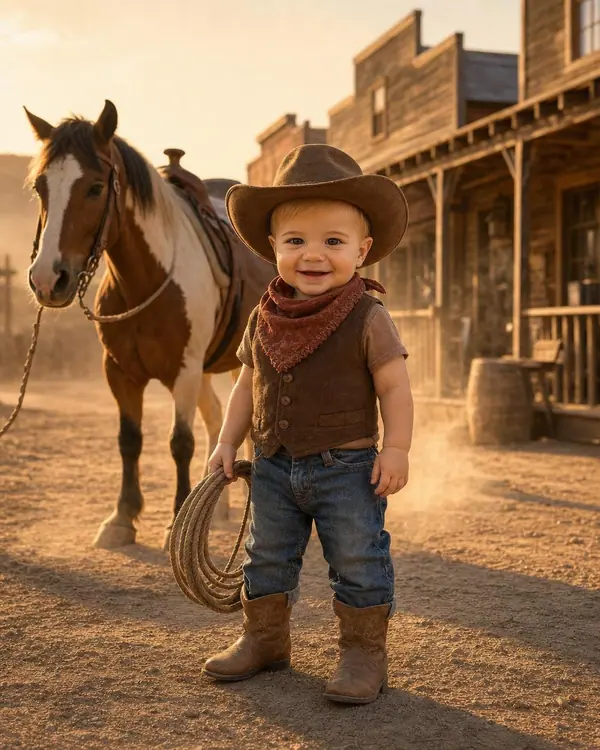 Wild West Cowboy puzzle preview