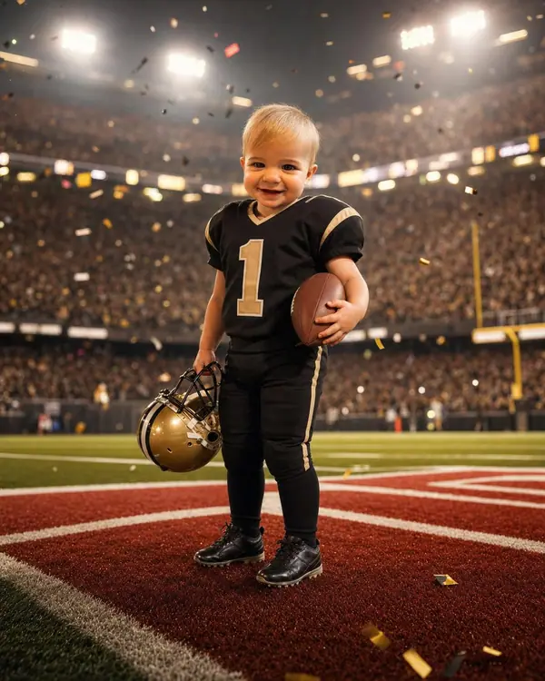 Football Star personalized puzzle theme